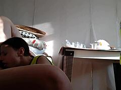 hot police engage in lesbian threesome with orgasmic licking and cum in mouth