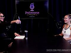 melhores momentos da barbara sol no preliminares podcast com bia hot - parte 3 watch on sheer red with casting and handjob fun 😏