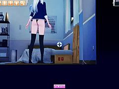i feel so excited watching white hair jk lose her virginity and get creampied in this 3d hentai party