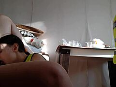 hot police engage in lesbian threesome with orgasmic licking and cum in mouth