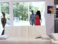 Naughty teen 18+ Maya Bijou craves rough riding on big black cock