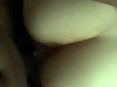 Whoa, this young white teen takes that massive BBC deep for a wet creampie thrill ride