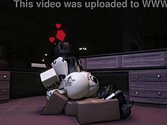 饥渴骚货等不及Roblox游戏就骑黑人大屌内射