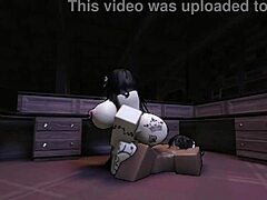 饥渴骚货等不及Roblox游戏就骑黑人大屌内射