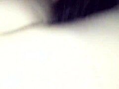 narrative amateur shows off creamy wet pussy in close detail