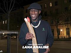 Tony Rope Meets Lana Analise For Interracial Anal Fucking With Big Black Cock Squirting And Foot Teasing In Wet Pov