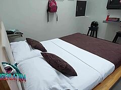 Skinny Venezuelan teen rides in hardcore casting interview for porn