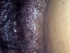 Hey, I'm cumming in my ebony latina prostitute's mouth after anal assfucking and deepthroat facial in massage session.