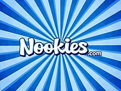 college friends annalena and reno hook up for the first time. it's a hardcore send-off from nookies with petite blonde action.