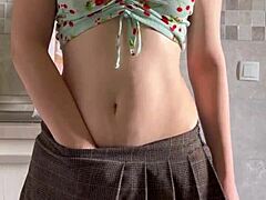 Cute Petite Teen Maiskii Fingers Shaved Pussy To Wet Orgasm