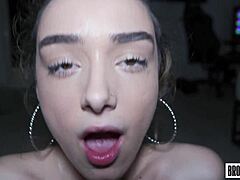 Teen 18+ Gets Rough Domination Fuck Without Making Sandwich. She Submits to Monster Cock in Cowgirl and Doggystyle.