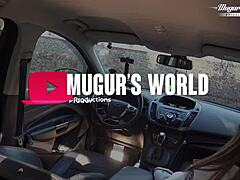 Lili Charmelle stops the car for a quick behind-the-scenes blowjob handjob cowgirl riding creampie in outdoor brunette fun.