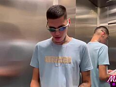 Brother-in-law waits for half-sister to turn away then dives into anal fingering assfucking machine orgasm with slut whore