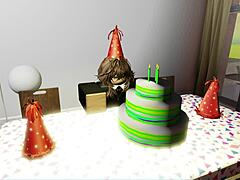 oh man, that birthday surprise with big ass and tits sex from a monster cock was the best gift ever, ending in hot cum everywhere.