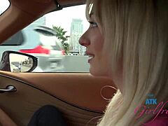 Cecelia Taylor on date having fun giving amazing roadhead pov