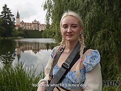 Hunter Found Young Tight Pussy In Park And Fucked Her Roughly Afterwards!