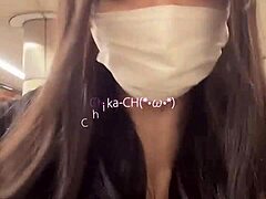 Intense Japanese Crossdressing Cutie Masturbates in Quiet Anal Session