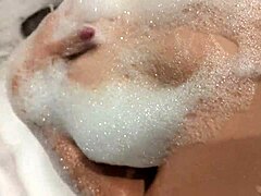 I love watching my hot big tits stepsister in the bathroom playing with her perfect tits and tight pussy in POV.