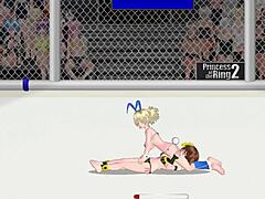 princess of the ring 2 mimi vs lena in wild catfight wrestling match 😼💥