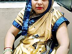 Desi wife gets hardcore fucked doggystyle by big cock in kitchen with big ass bouncing