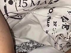 Milf fucks her little pussy with dolphin vibrator