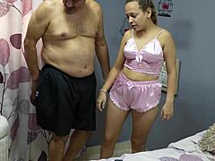 i get horny watching my stepdaughter work out part 1... she's got a luscious tight pussy to lick