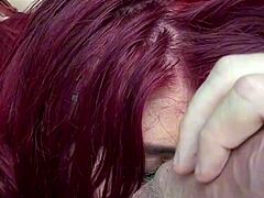 Redhead British Gymnast Deepthroats Rides Daddy to Multiple Leg-Shaking Orgasms in POV