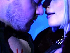 So this tight Greek blonde babe Christy White gets stretched out lovingly by James Duval in a wild big tits blowjob and pussy fingering romp with Raissa Conte