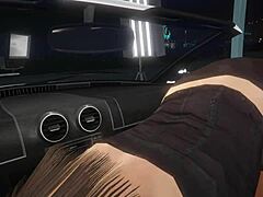 subtle car game with a tempting hooker encounter