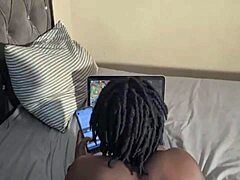 Her sweet pussy makes me cum twice inside big ass ebony amateur