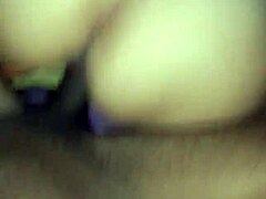 real homemade young couple fucking hard with orgasm and natural tits