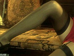 hey, how does stunning tristan kingsley get her pierced pussy licked in foot fetish play?