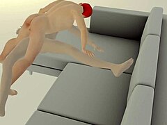 Chinese Top Model in Red Lingerie Fucks Photographer for Photos Book Payment