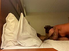 Deep throat my big cock in hotel room!