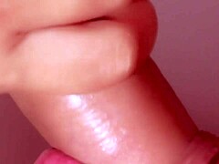 Whoa, check out this cute Japanese girl giving an uncensored blowjob with cum in mouth!