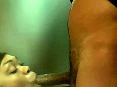 why are you sucking that shoe plugg in front of the fridge with pov deepthroat?