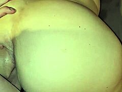 What happens when I play with this pregnant milf's big ass?