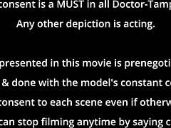 Whoa, check out Rina Arem's shaved pussy getting fucked missionary style by the patient and then blasted with jizz