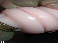 Trailer Kissy delivers deepthroat mamada with cumshot on real doll.