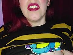 argentine stepsister gets hot from nudes and plugs ass in roleplay domination