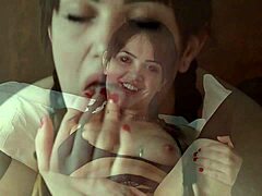 Pretty Annabelle gets upside-down facefuck with ruined makeup and deepthroat gagging