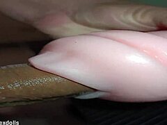 Trailer Kissy delivers deepthroat mamada with cumshot on real doll.