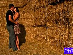 Big tits erika and karol flash natural boobs in czech outdoor public scene.