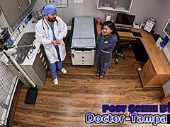 i'm dr tampa doing bratty orphans cheerleading physical on mya in florida with gloves and pov humiliation