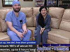 i'm dr tampa doing bratty orphans cheerleading physical on mya in florida with gloves and pov humiliation