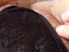 孕妇Gretala透明丁字裤公共暴露性感秀身材