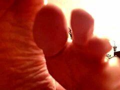 Curvy Mature Woman With Hairy Pussy And Big Tits Ignores Foot Fetish While Smoking Cigarette Without Panties In Retro Style.