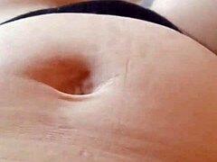 孕妇Gretala透明丁字裤公共暴露性感秀身材