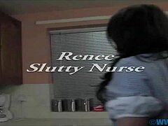 Fuck my cunt its begging for some fingering orgasm in hospital nurse solo play.