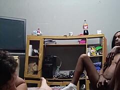 wife skips household chores opting for intimate time with husband in a surprising playful twist